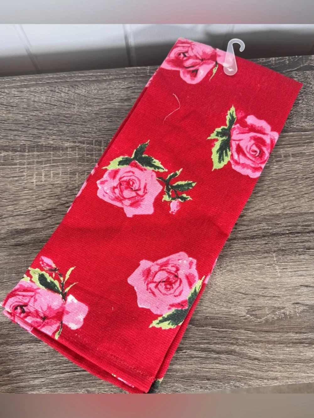 NEW Threshold Pink Rose Floral Hand Towels